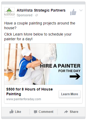 Facebook Lead Ads are a great way for contractors to capture leads for special offers.
