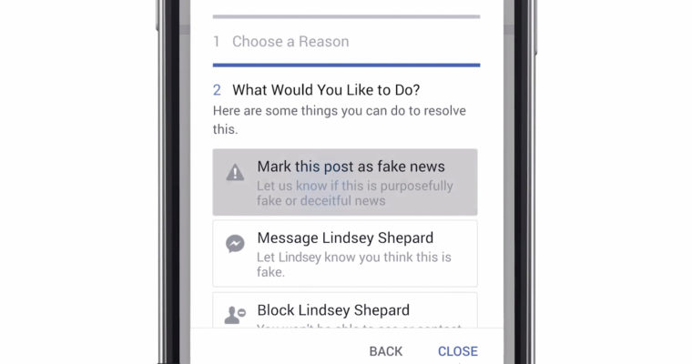 Facebook Fake News Tool